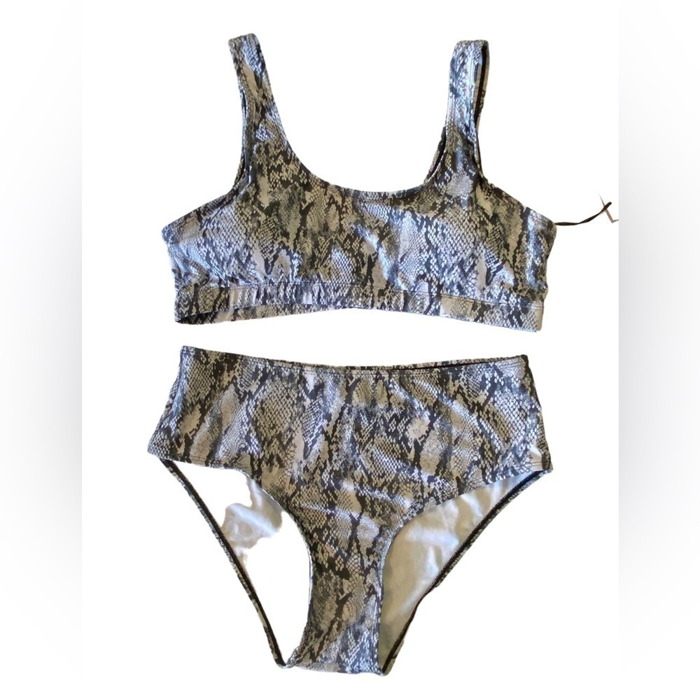 NWT Cover Girl 2-Piece Bikini Set Snakeskin  Ladies 14 - Picture 2 of 14